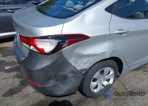 2016 Hyundai Elantra Se z USA, uszkodzony, nr VIN 5NPDH4AEXGH696729